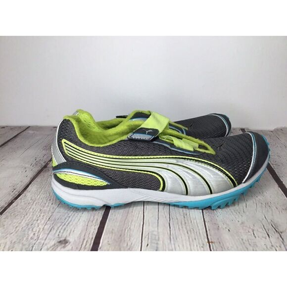 Puma Women’s 7,5 Running Eco Ortholite Athletic Shoes Sneakers Neon green gray - Picture 10 of 12